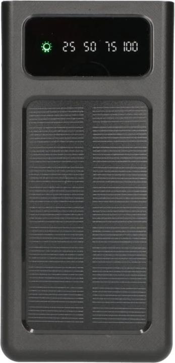 Produktbild Extralink EPB-093 30000mAh Czarny | Powerbank | Solar Power bank, USB-C (30000 mAh, 10 W, 111 Wh)