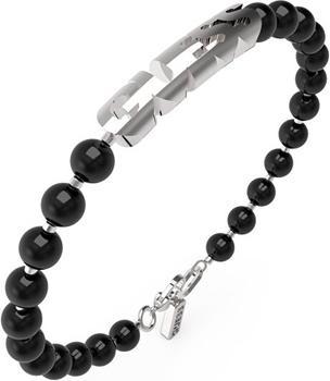 Actual product image Guess Edgy Styles Modern Beaded Bracelet JUMB04059JWSTBK - Length: 19 cm (19 cm)
