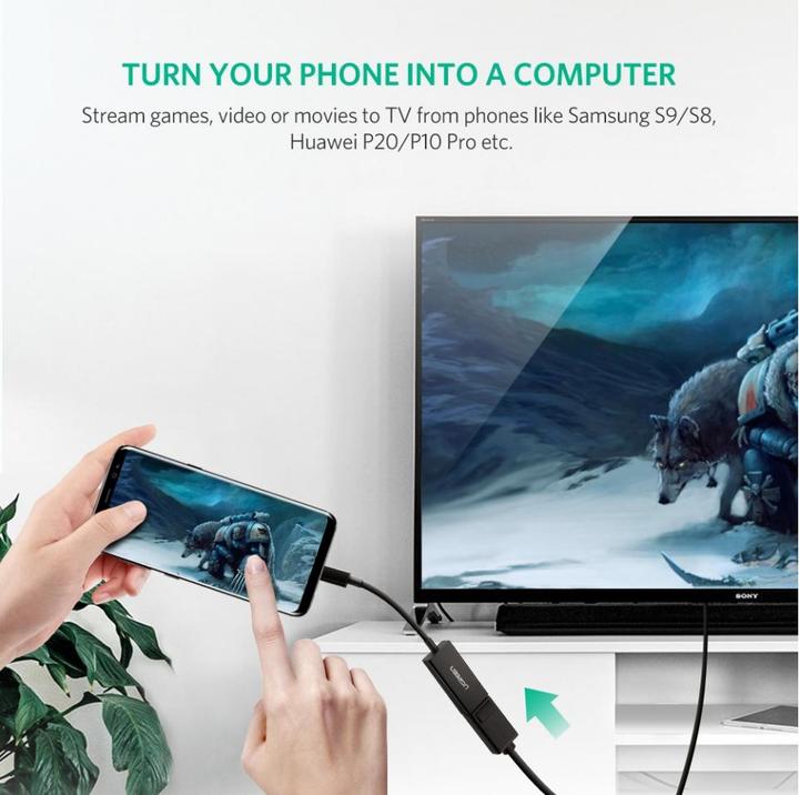 Image du produit Ugreen Convertisseur USB-C vers adaptateur Display Port (USB Type C, DisplayPort)