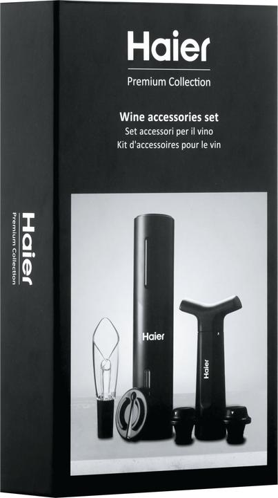 Produktbild Haier Elektrisches Weinset mit USB Stick (Weinbelüfter, Weinpumpe)