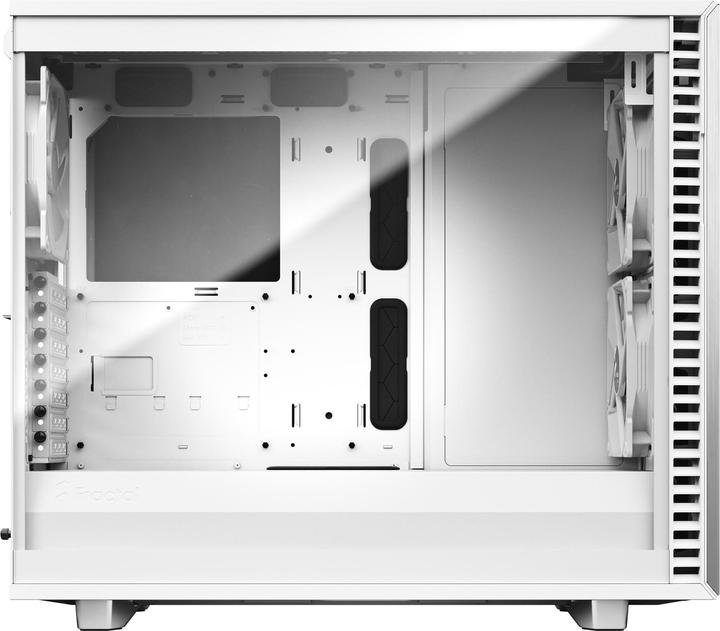 Actual product image Fractal Define 7 White TG Clear Tint (mATX, Mini-ITX, ATX, E-ATX)