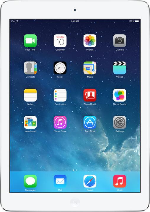 Apple iPad Air (9.70", 16 Go, Blanc, Argent)
