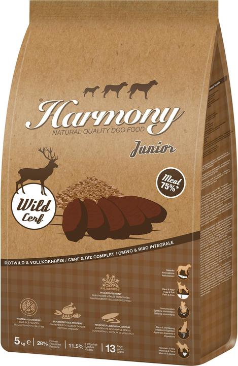 Harmony Dog Natural Junior Rotwild & Reis (Junior, 1 Stk., 10000 g)
