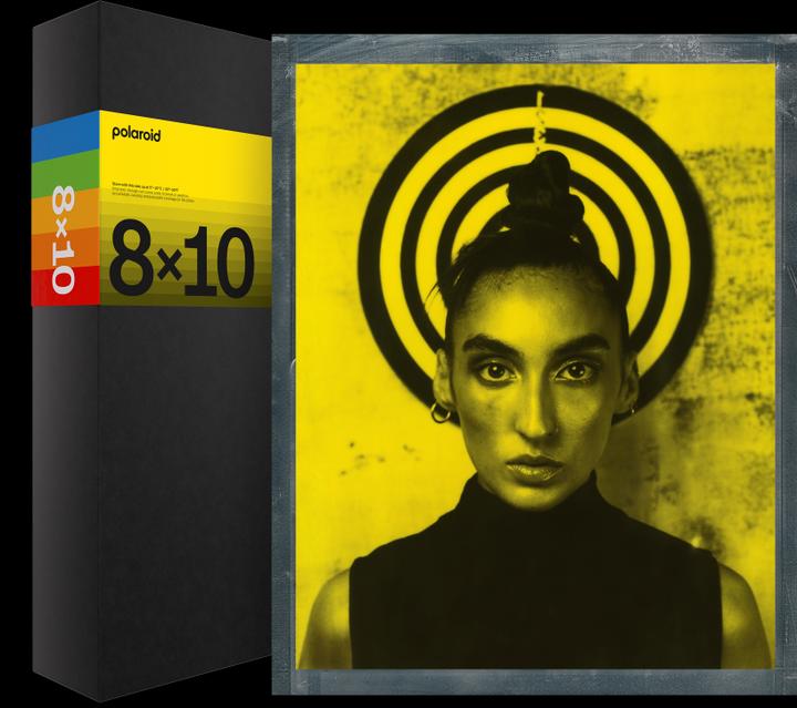Actual product image Polaroid 8x10 Duochrome Film Black & Yellow (8x10)
