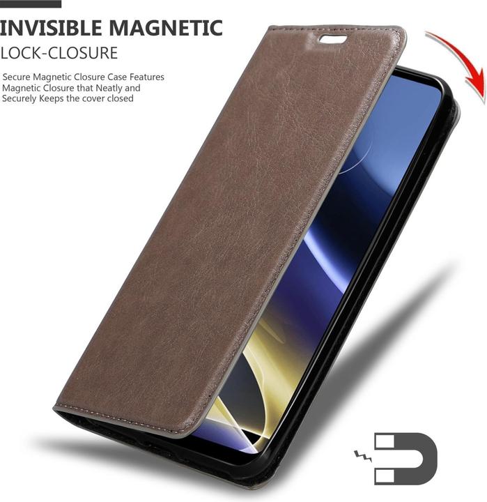 Immagine prodotto Cadorabo Libro Invis. Coperchio magnetico (Motorola Moto G51 5G)