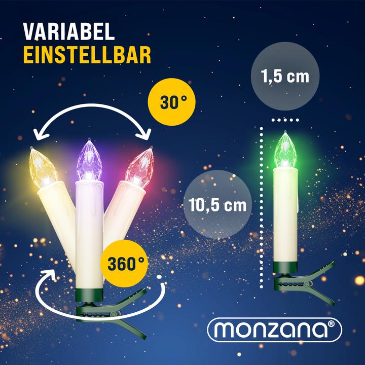 Produktbild Monzana Weihnachtsbaumkerzen (1 x)