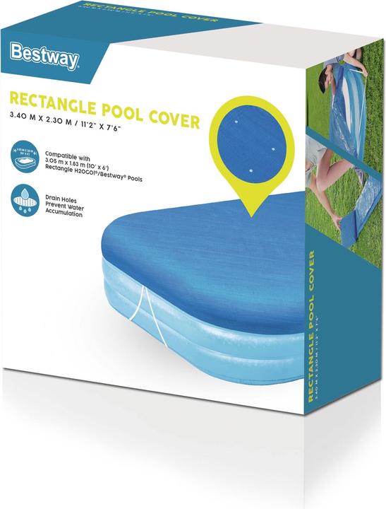 Actual product image Bestway Rectangle Pool Cover for 3.05 m x 1.83 m Inflatable Family Pools