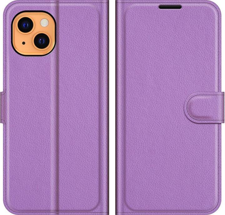 Image du produit Cover-Discount iPhone 13 mini - étui en cuir violet (Apple iPhone 13 mini)