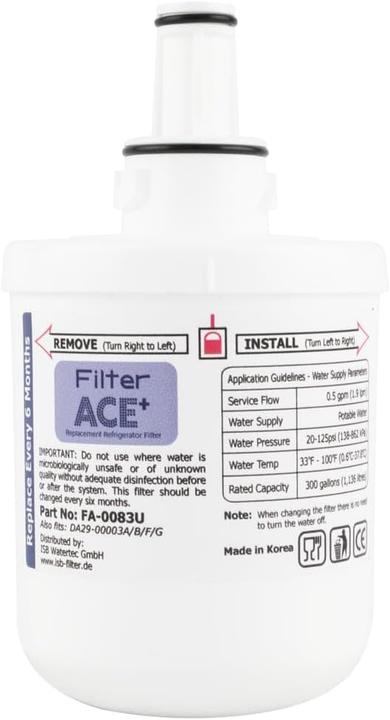Produktbild ACE + 2x Wasserfilter kompatibel mit Samsung DA29-00003G (2 x)