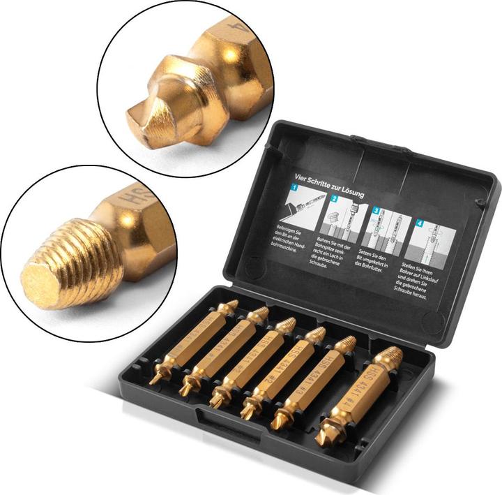 Produktbild Stahlwerk Linksausdreher / Schraubenentferner / Ausdreher 6er Set