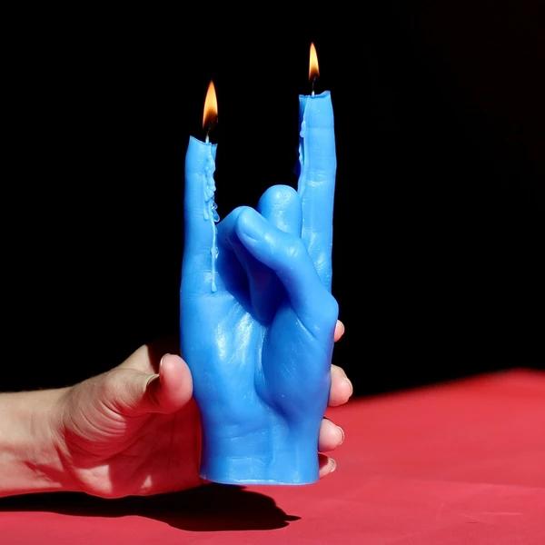 Actual product image Candle Hand You Rock (1 pcs.)