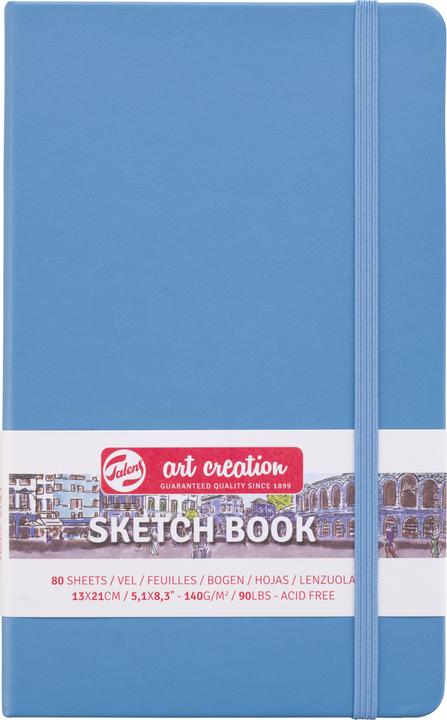 Talens Libro da colorare 13 x 21 cm blu mare (A5, Nessuna rilegatura)