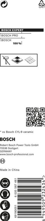 Actual product image Bosch Professional Zubehör EXPERT HEX-9 HardCeramic drill bit, 7 x 90 mm (7 mm)