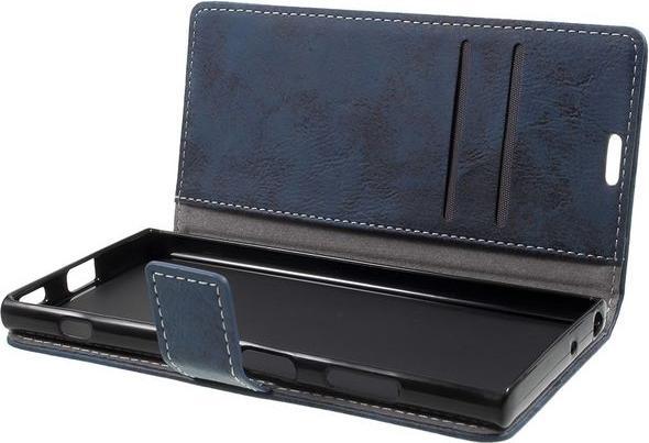 Actual product image MU Classic Vintage look leather book cover (Xperia XA1 Plus)