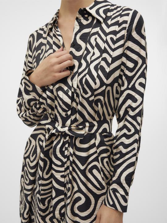 Actual product image Vero Moda VMVIGDIS Langes Kleid Hemdblusenkleid (S)