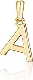JVD Minimalist Gold Plated Letter "A" Pendant SVLP0948XH2GO0A