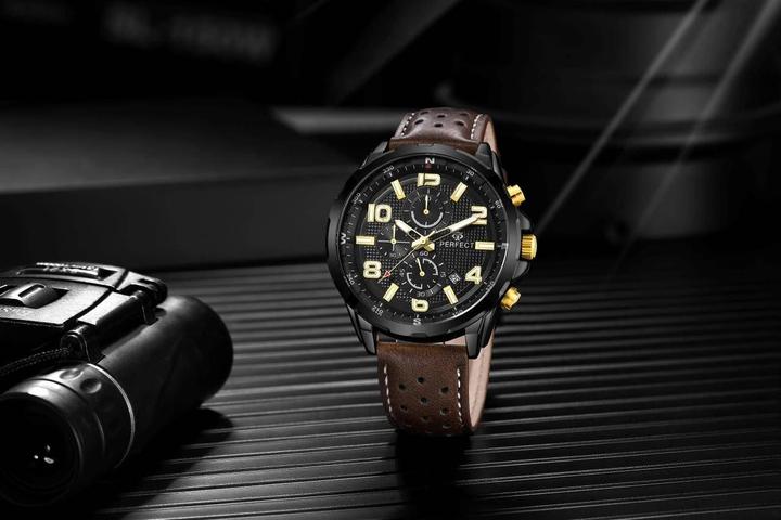 Produktbild HERREN PERFECT CH05L - CHRONOGRAPH (zp353i) + BOX (Chronograph, 205 mm)
