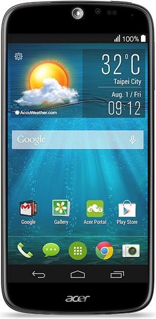 Produktbild Acer Liquid Jade plus (16 GB, Schwarz, 5", Dual SIM, 13 Mpx, 3G)