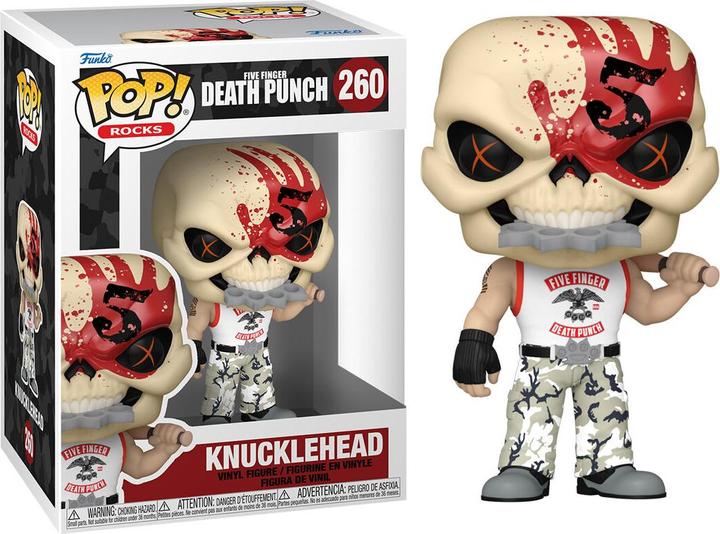 Actual product image Funko Pop! Rocks Five Finger Death Punch : Knucklehead 260