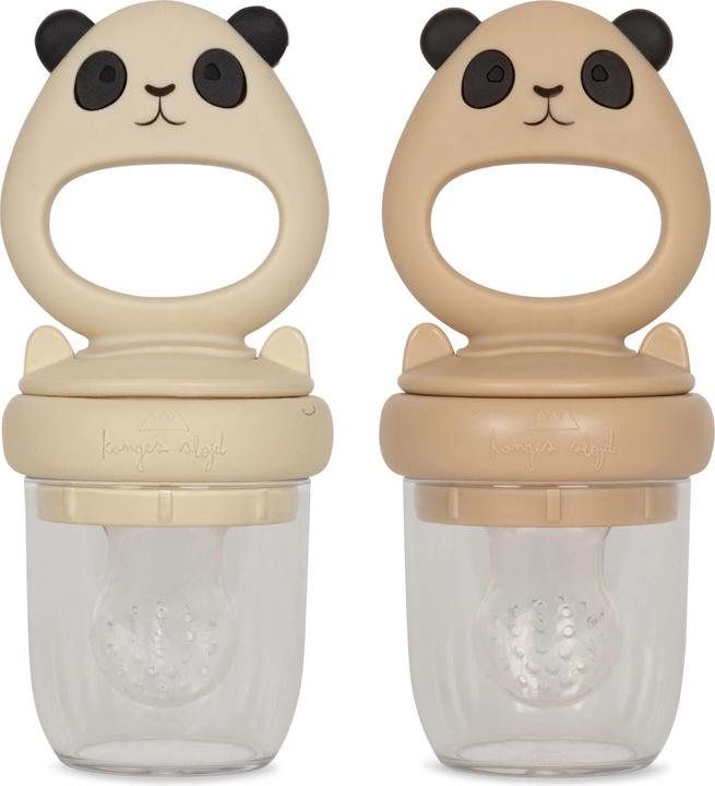 Produktbild Konges Slojd Fruchtschnuller 2er Set Panda (2 x)