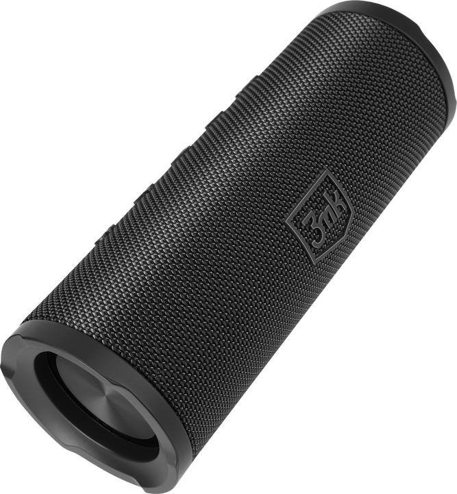 Actual product image 3MK Fuego głośnik bezprzewodowy 30W Bluetooth 5.3 TWS IPX7 czarny/black (12 h, USB power delivery)