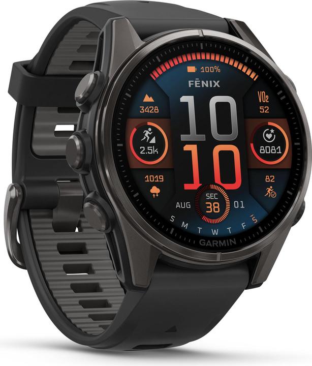 Produktbild Garmin Fenix 8 AMOLED Sapphire Titan (43 mm)