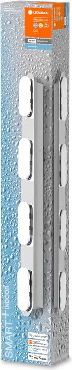 Actual product image Ledvance Smart+ wall Orbis Duplo IP44 TW 58 cm Chrome 4x5W 2000Lum (2800 lm)