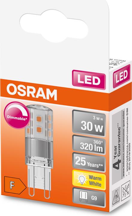 Actual product image Osram Superstar Pin (G9, 3 W, 320 lm, 1 x, F)
