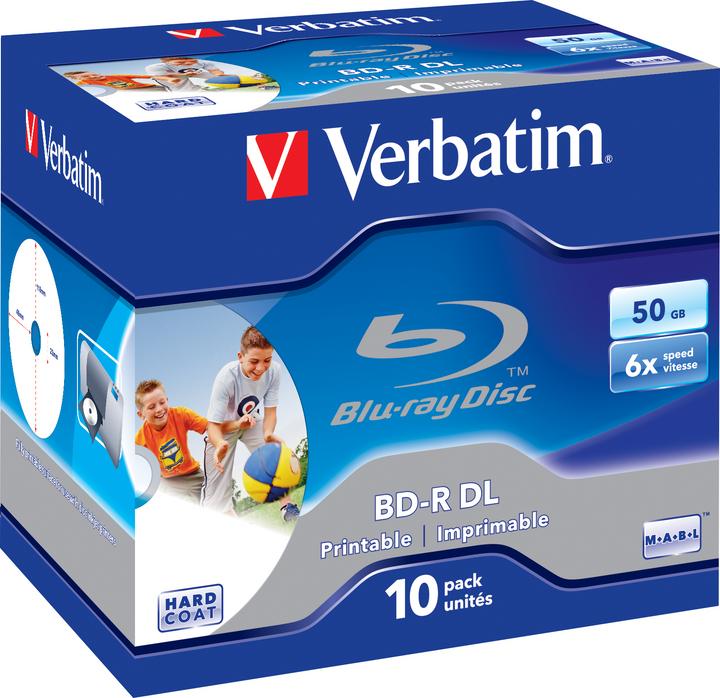 Verbatim 43736 BluRay BD-R DL 10pc (10 x)