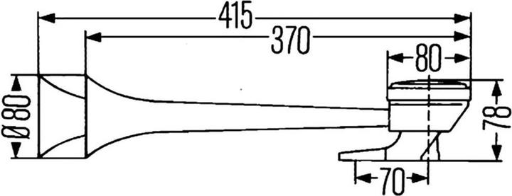 Produktbild Hella Druckluft2KlangFanfare bar Highway