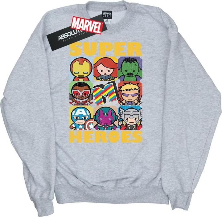 Kawaii Super Heroes Sweatshirt (3XL)
