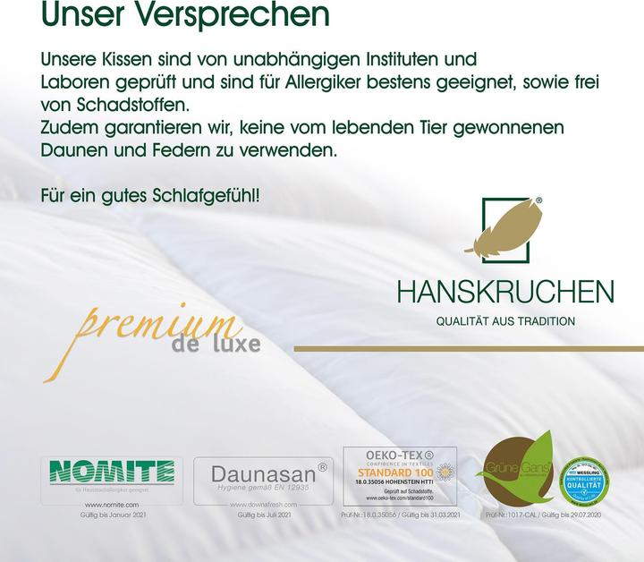 Produktbild Hanskruchen Premium de Luxe (80 x 80 cm)
