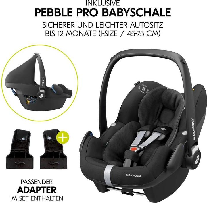 Actual product image Hauck 3in1 Kinderwagen-Set Saturn R Trio Set inkl.