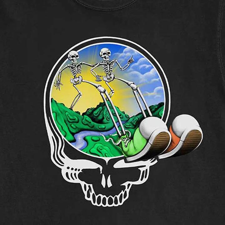 Produktbild Grateful Dead Skeles Stepping TShirt (L)
