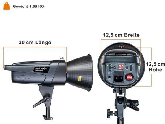 Produktbild Walimex pro Emerger 200 Studioblitz (200 W, Blitzkopf)