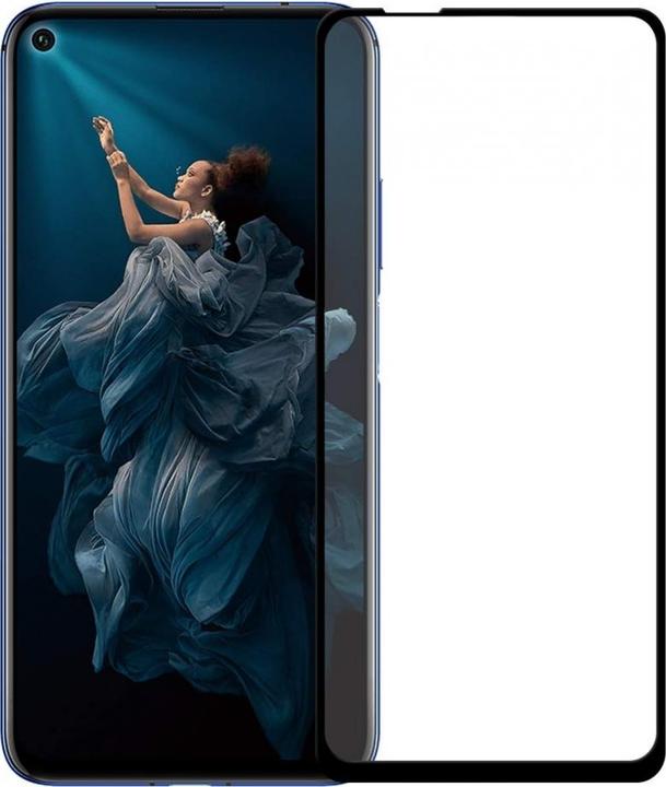 Actual product image Screenguard Honor 20 Pro Full Screen Protective Glass Film 2.5D 9H (1 Piece, Honor 20 Pro)