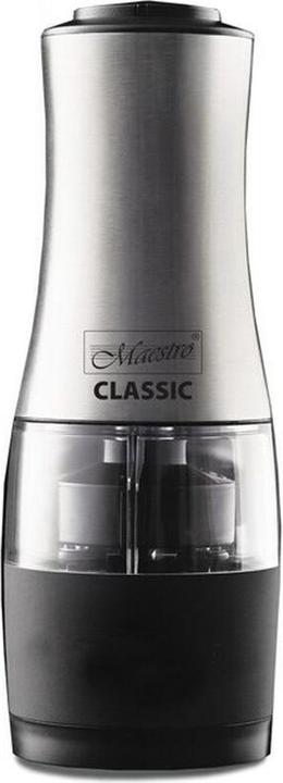 Maestro Moulin à épices 2en1 sel électrique (Poivre, Sel marin, Sel)