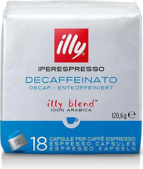 Actual product image Illy Decaffeinated (18 x Port.)