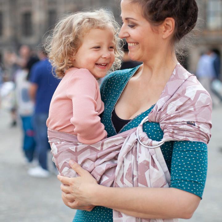 Produktbild Hoppediz Babytragetuch Ring-Sling kbA-Qualität (2 m)