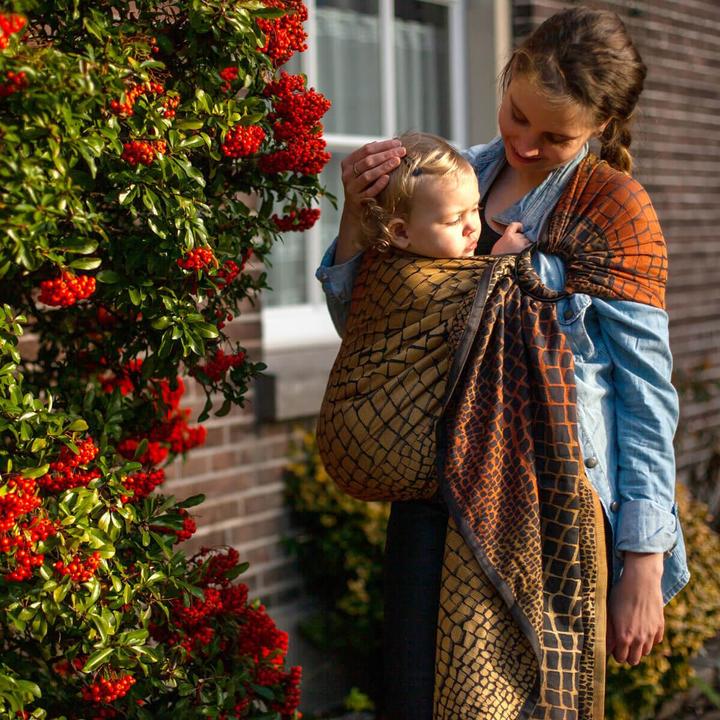 Produktbild Hoppediz Babytragetuch Ring-Sling kbA-Qualität (2 m)