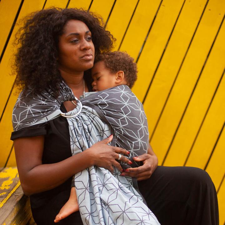 Produktbild Hoppediz Babytragetuch Ring-Sling kbA-Qualität (2 m)