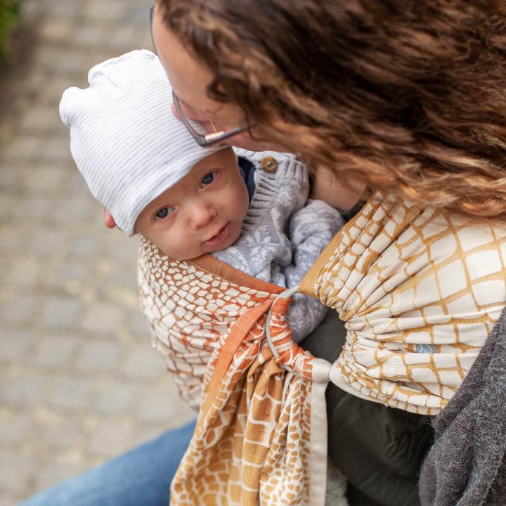 Produktbild Hoppediz Babytragetuch Ring-Sling kbA-Qualität (2 m)