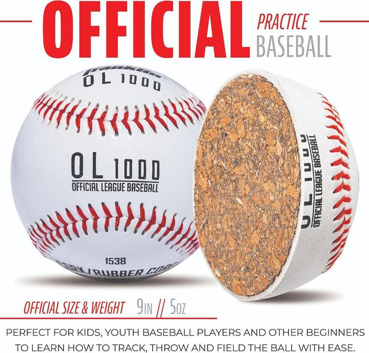 Actual product image Franklin Practice Baseball (6 pcs.)