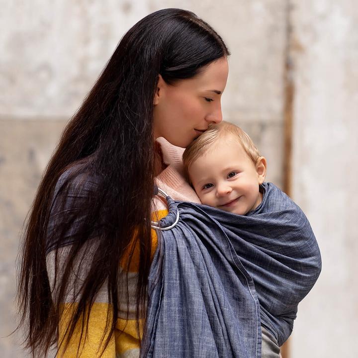 Produktbild Hoppediz Babytragetuch gewebter Ring-Sling (2 m)