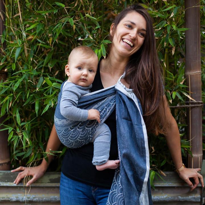 Produktbild Hoppediz Babytragetuch Ring-Sling kbA-Qualität (2 m)