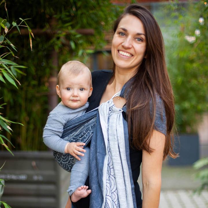Produktbild Hoppediz Babytragetuch Ring-Sling kbA-Qualität (2 m)