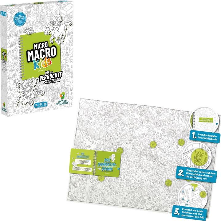 Actual product image MicroMacro Kids: The crazy city park (German)