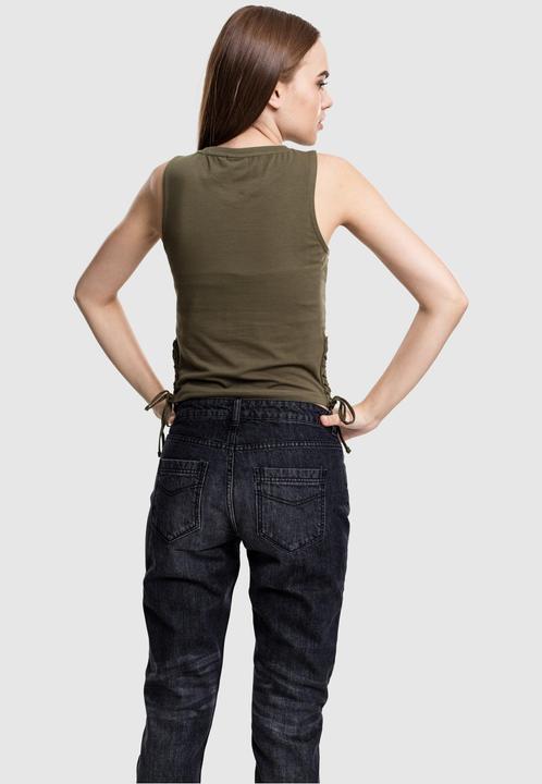 Image du produit Urban Classics Ladies Lace Up Cropped Top (L)