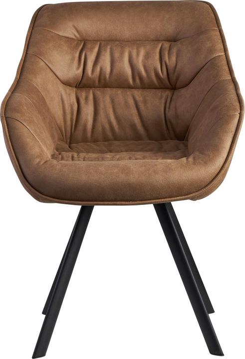 Actual product image FineBuy Chairs faux leather beige