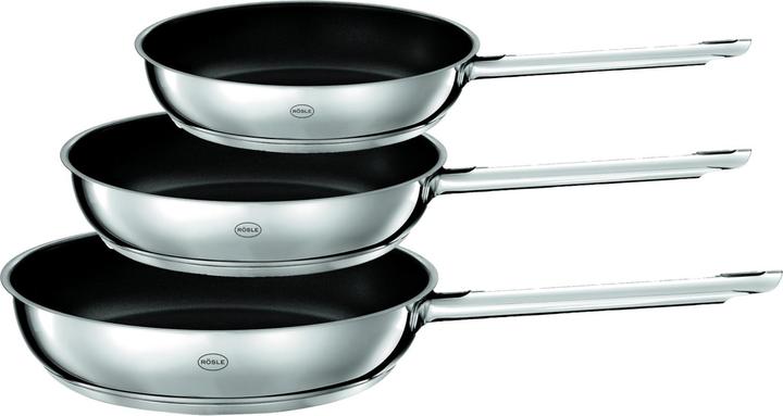Image du produit Rösle Set de poêles à frire Pureelements ProResist 3 pièces (Poêle à frire, Acier inoxydable)